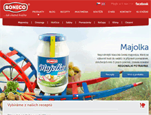 Tablet Screenshot of boneco.cz